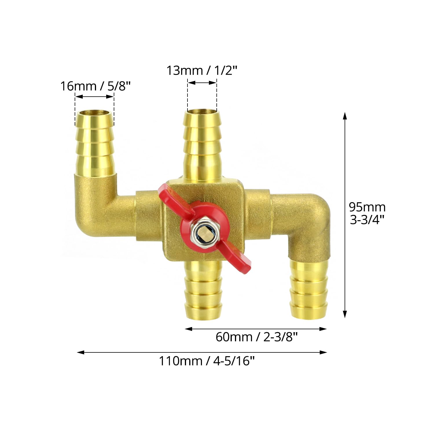 QWORK internal passage illustration showing four-way routing clarity for installers