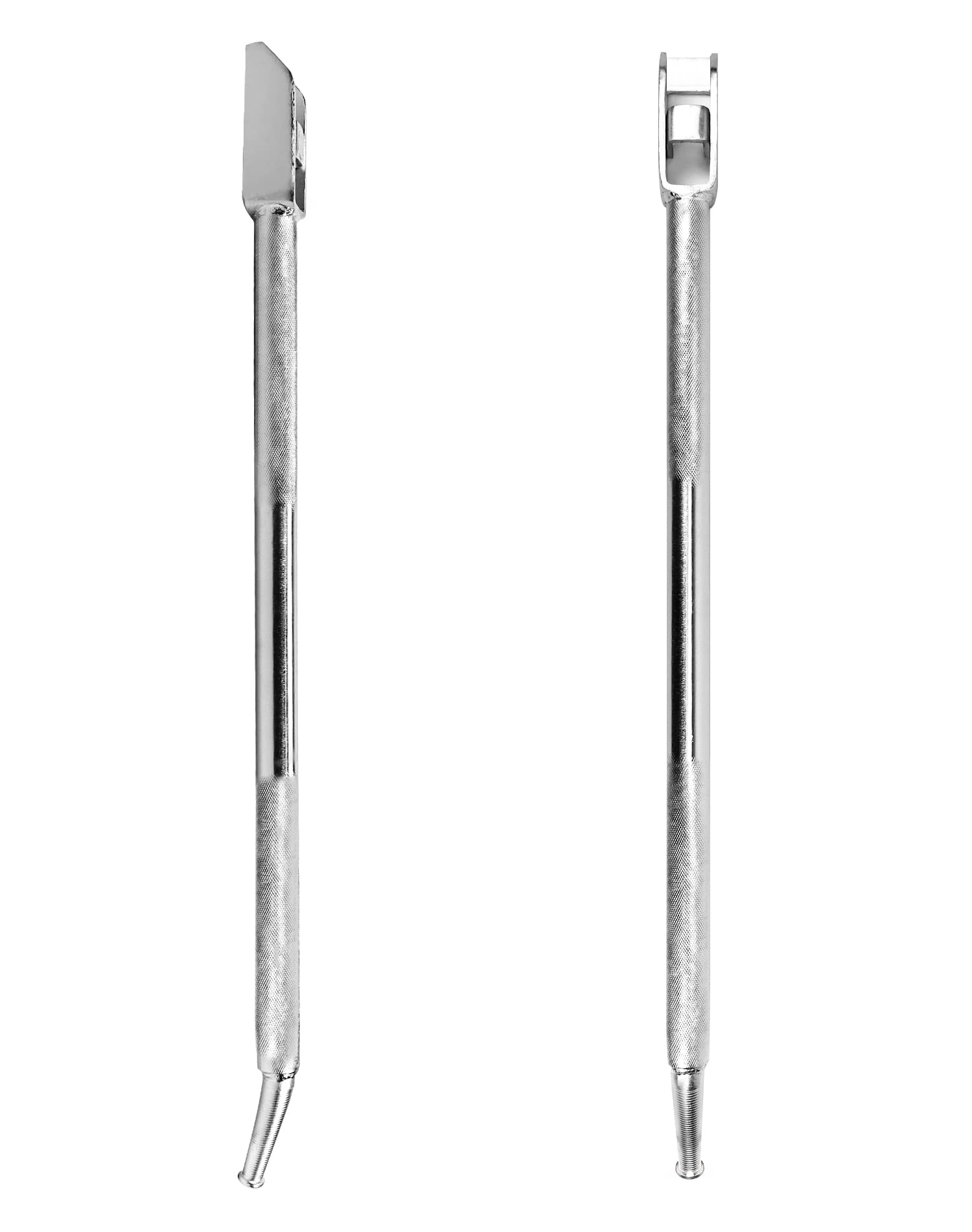 QWORK knurled non-slip handle detail providing secure grip benefit