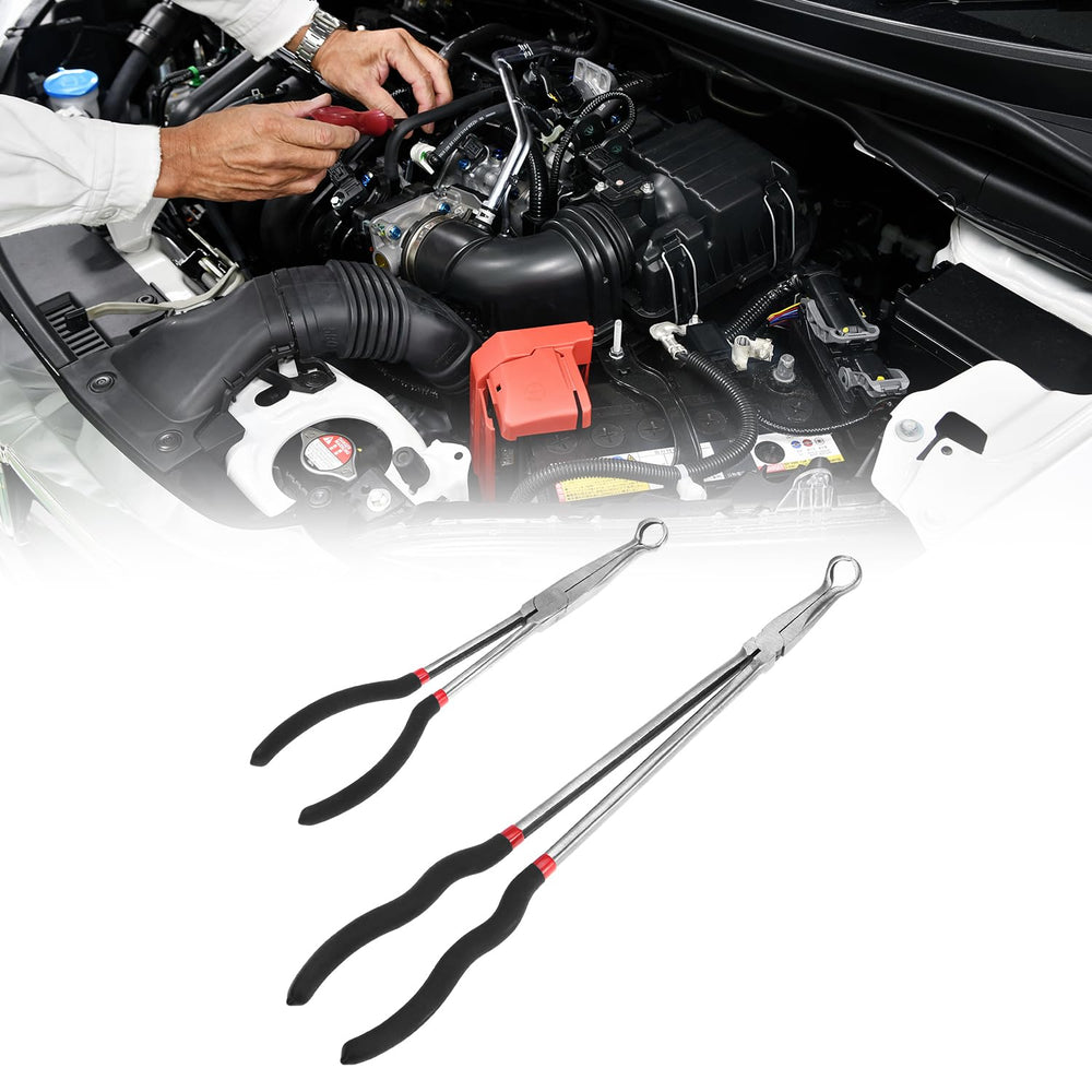 QWORK pliers set on garage workbench illustrating professional convenience