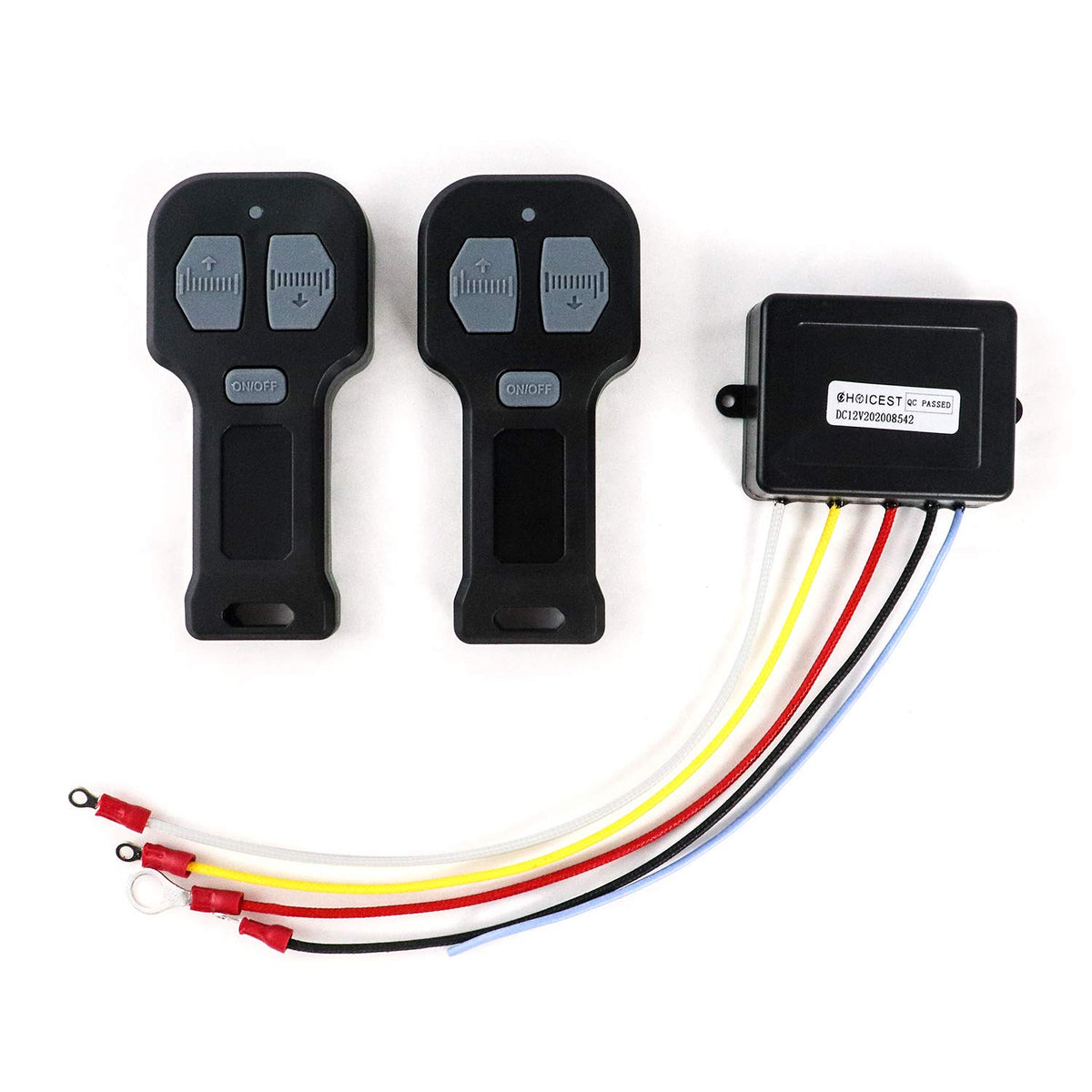 QWORK receiver front view showing compact design and easy mount benefit