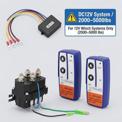 QWORK wireless remote front view with buttons providing safe distance control during recoveries