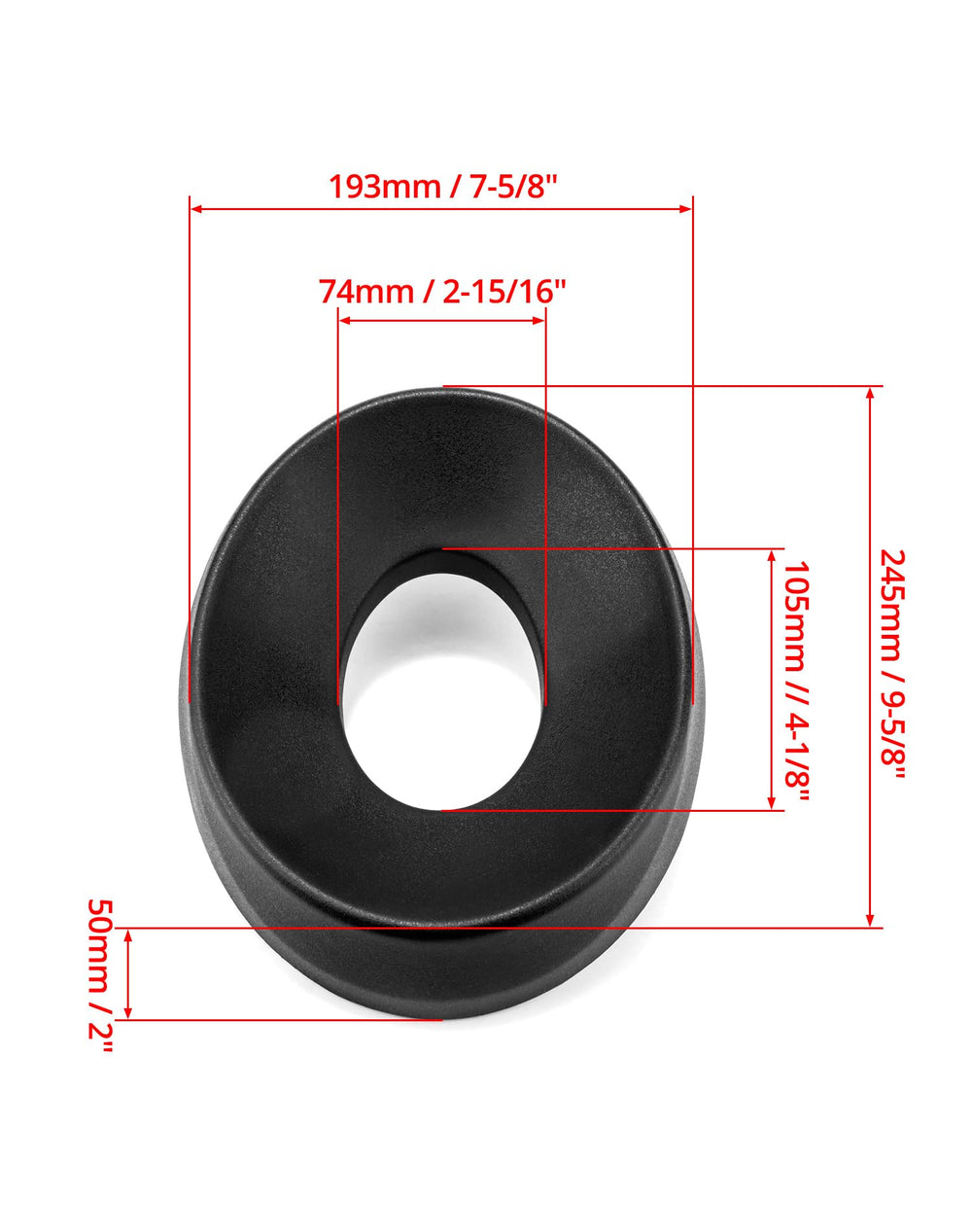 QWORK ring under helmet showing open base for interior drying benefit