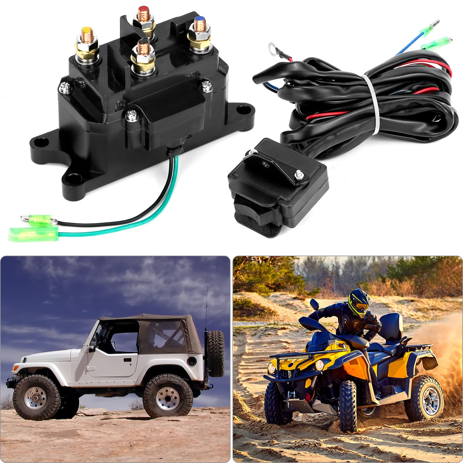 QWORK size comparison beside coin illustrating compact footprint for tight mounting spaces