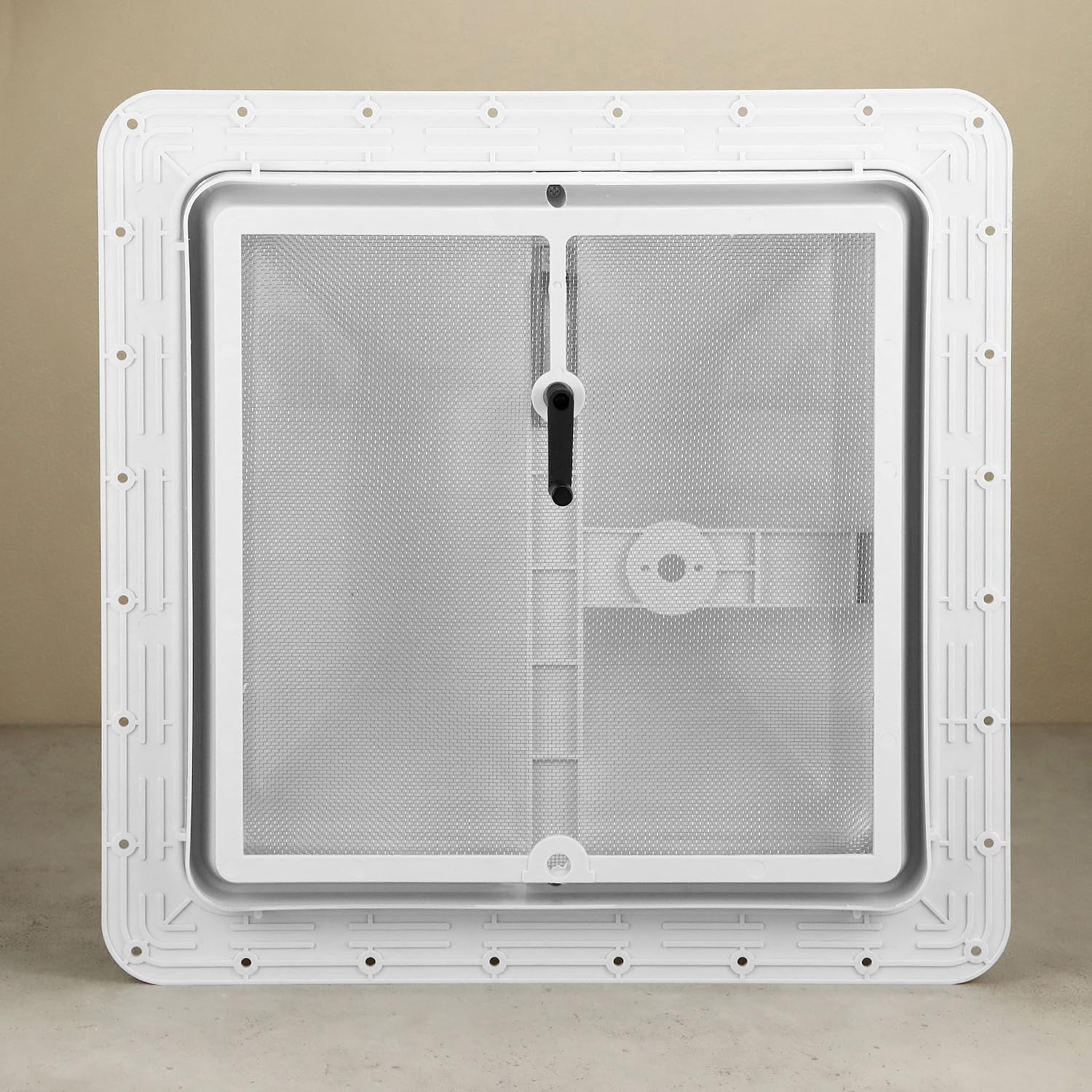 QWORK translucent dome letting natural light in and reducing glare benefit