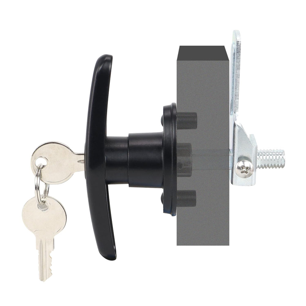 QZATTCAEN nickel-plated keys and mounting hardware included for easy installation