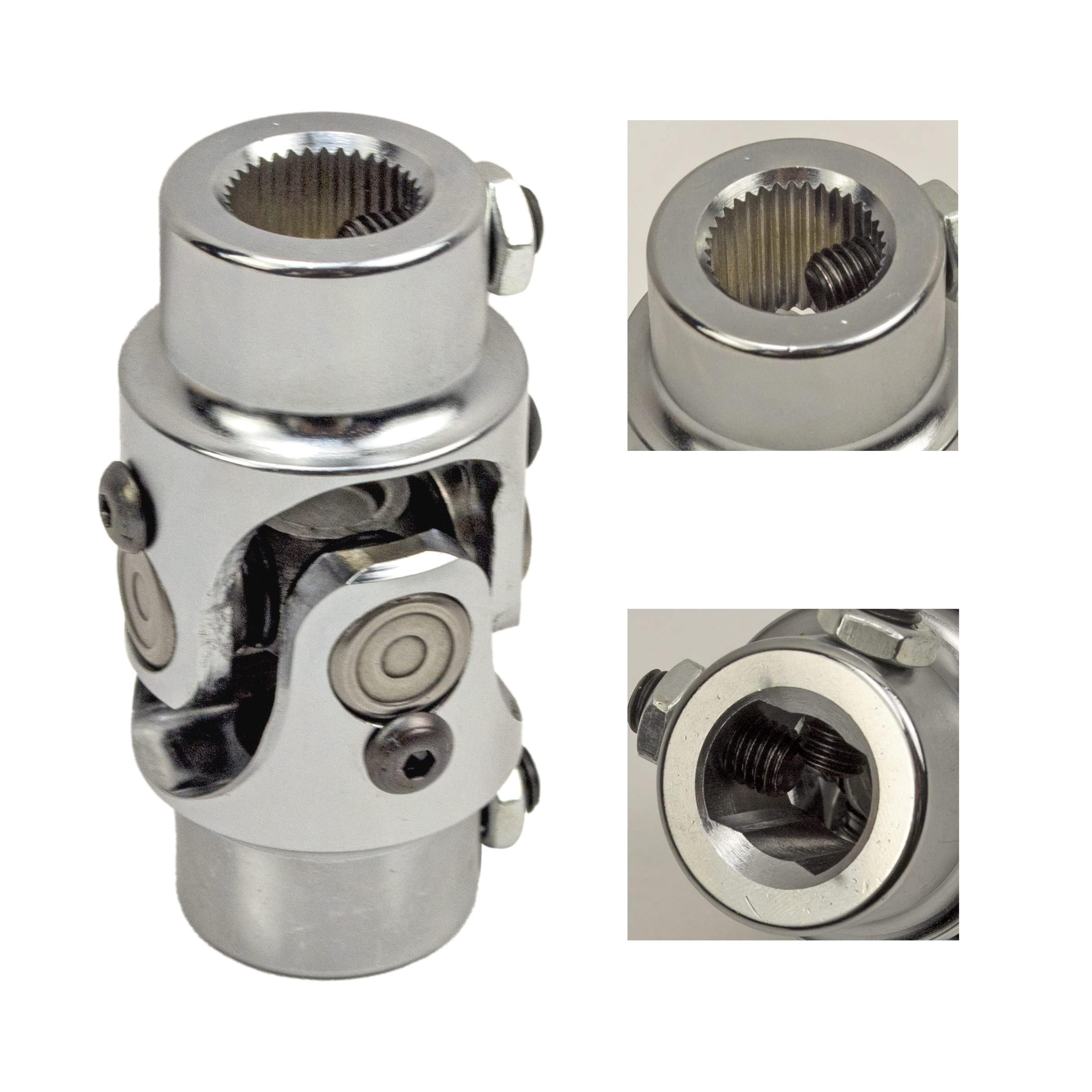 RABROPAR front view chrome universal joint showing compact coupling and durability