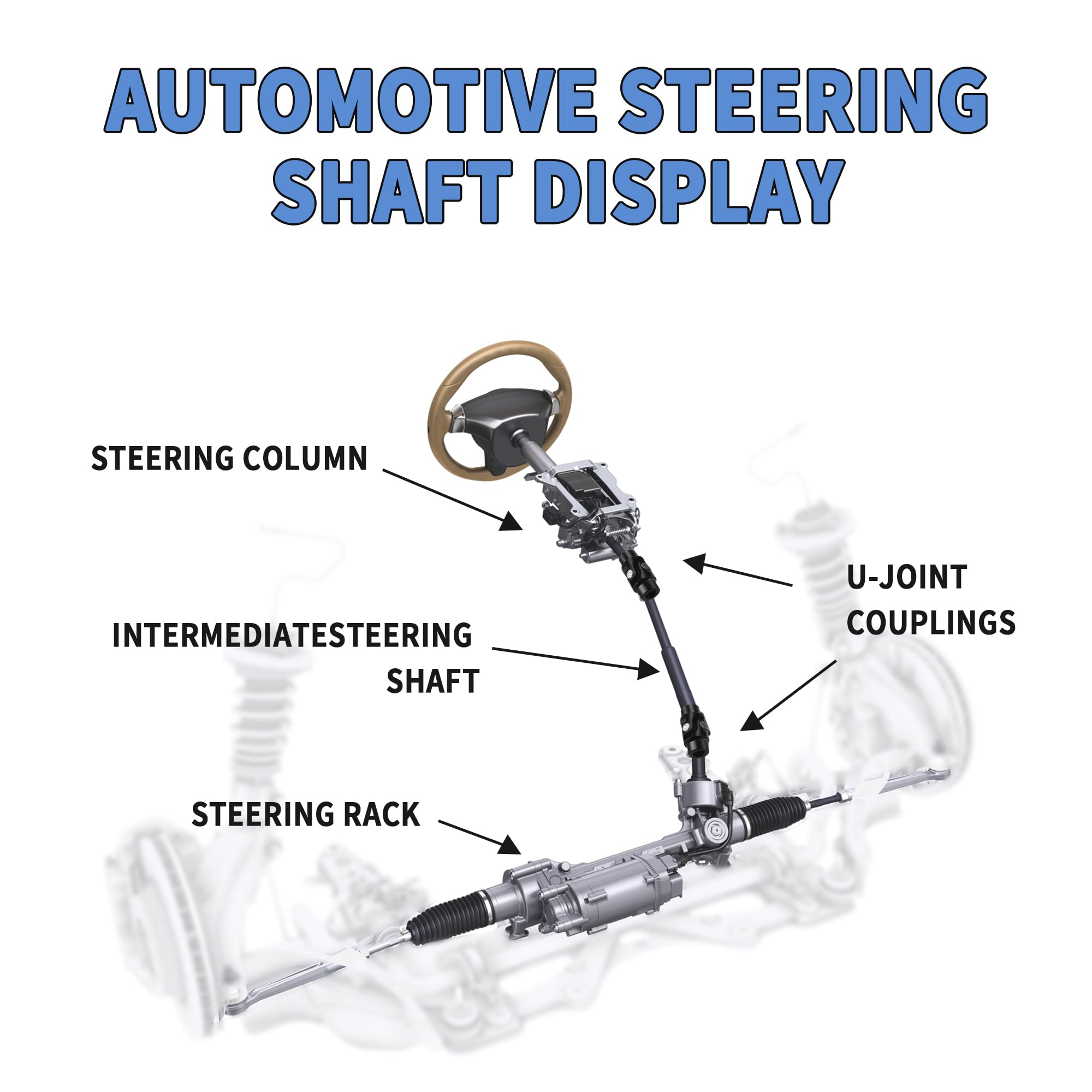 RABROPAR in a garage setting showing practical use for custom steering projects