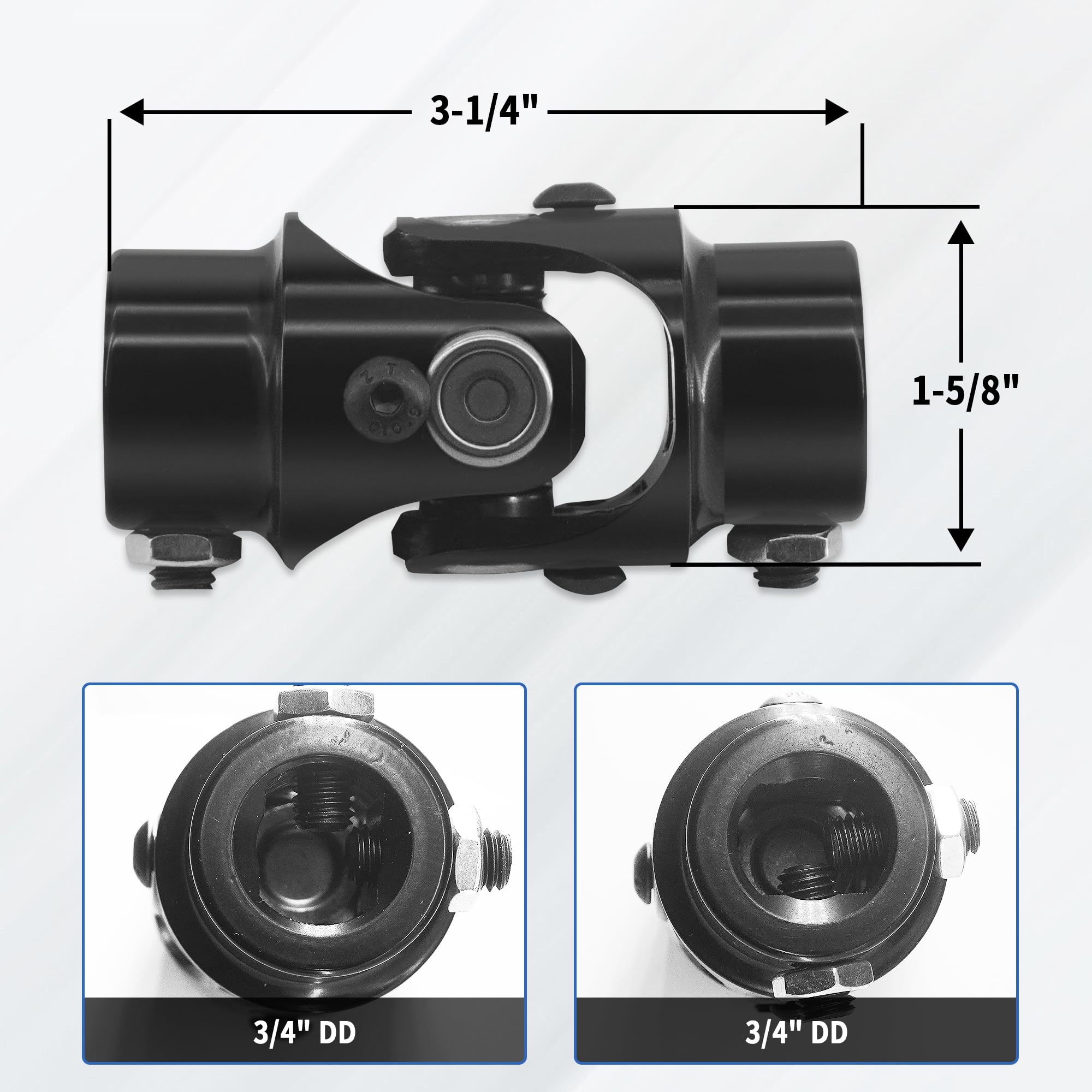 RABROPAR side profile showing both 3/4" DD ends for consistent torque transfer