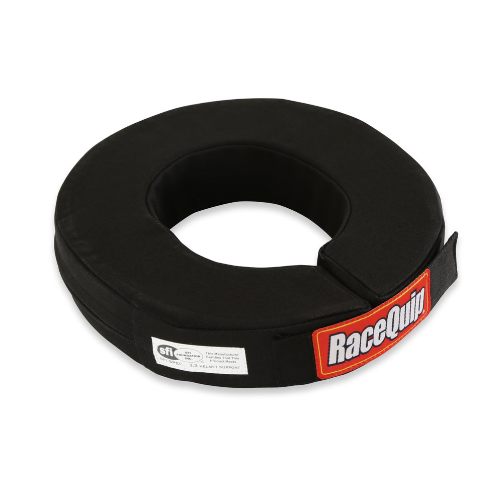 RaceQuip side view highlighting tapered wedge design for adaptable helmet support