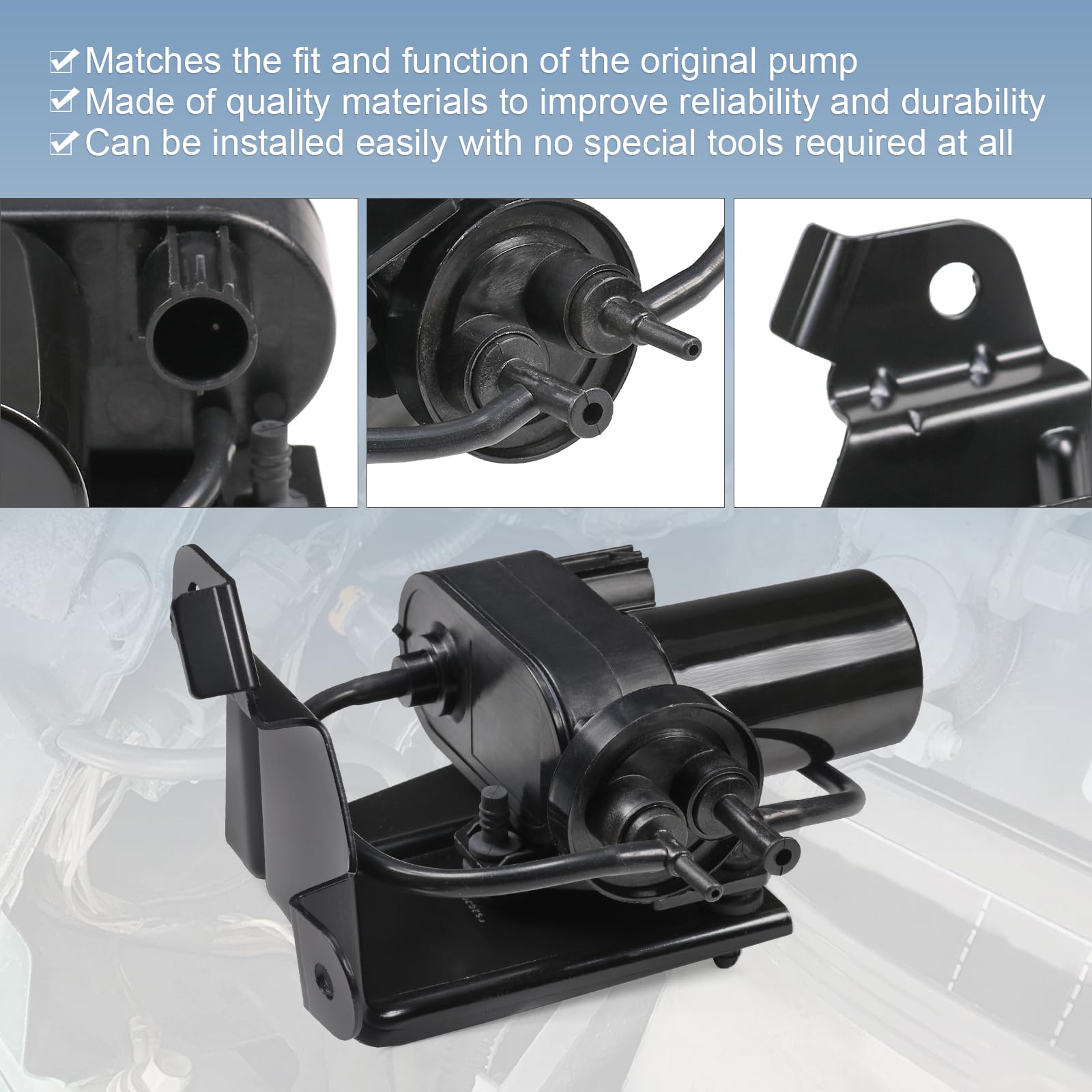RADHLBNIU vacuum port image showing secure hose connection benefit
