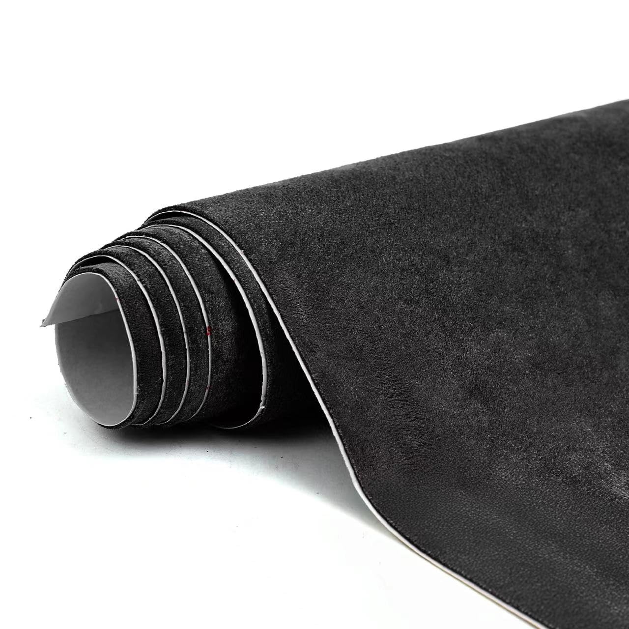 RadiantDecor front view of suede wrap roll showing size and finish benefit of easy application