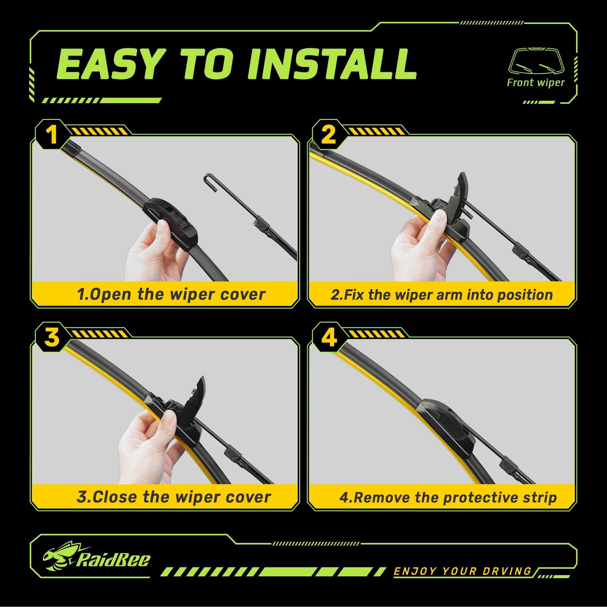 RaidBee blades in garage lifestyle setting indicating easy installation