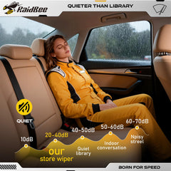 RaidBee spoiler profile showing aerodynamic shape, improving contact at speed