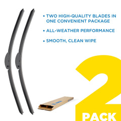 Rain‑X close up of rubber squeegee showing smooth wipe benefit