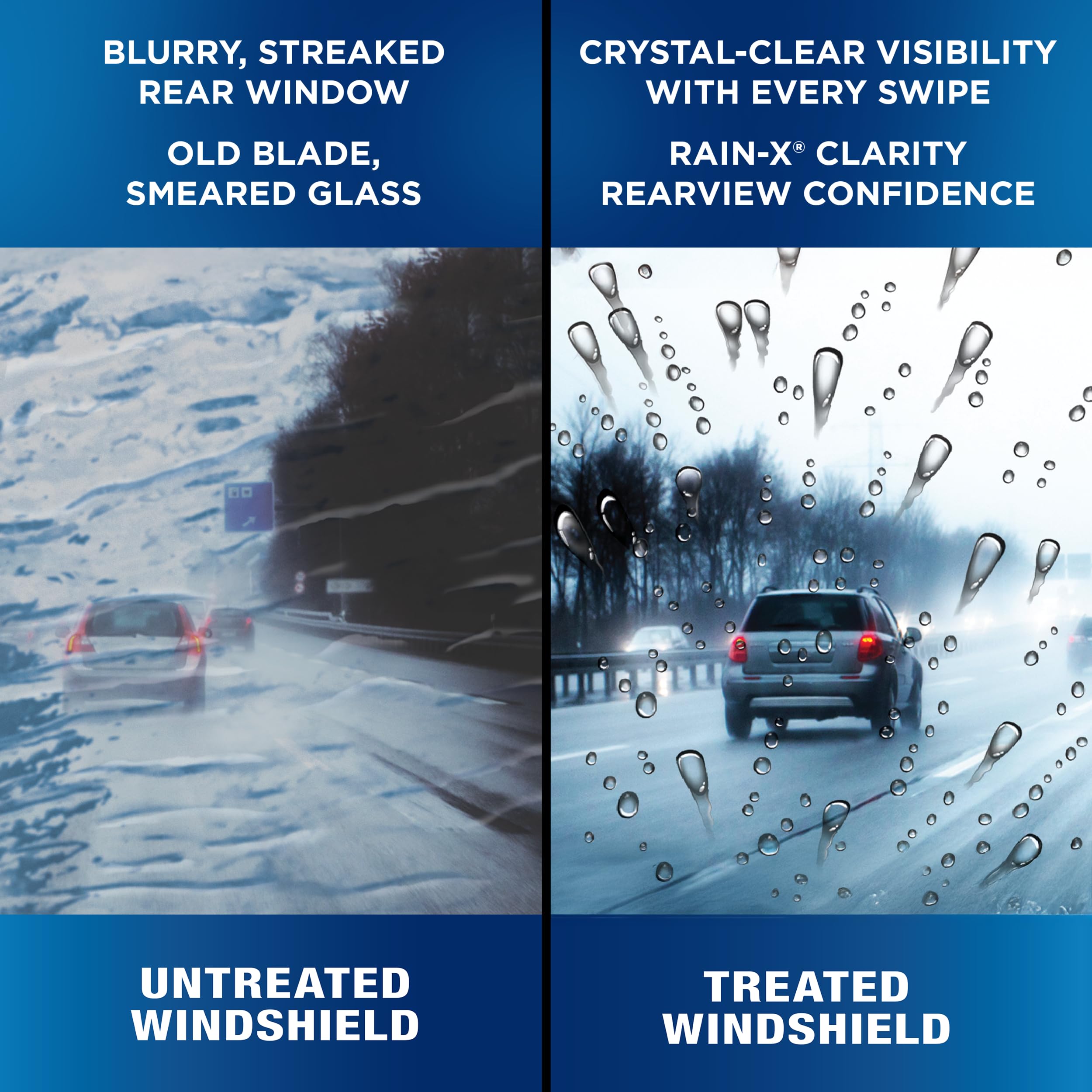 Rain-X composite frame texture illustrating durable all-season strength