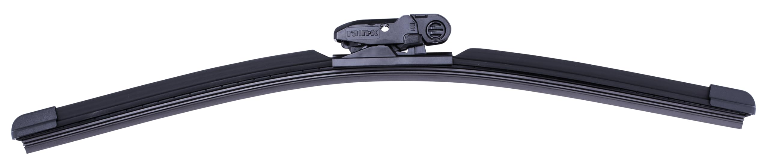 Rain‑X silicone squeegee close‑up showing durable edge for longer wipe life