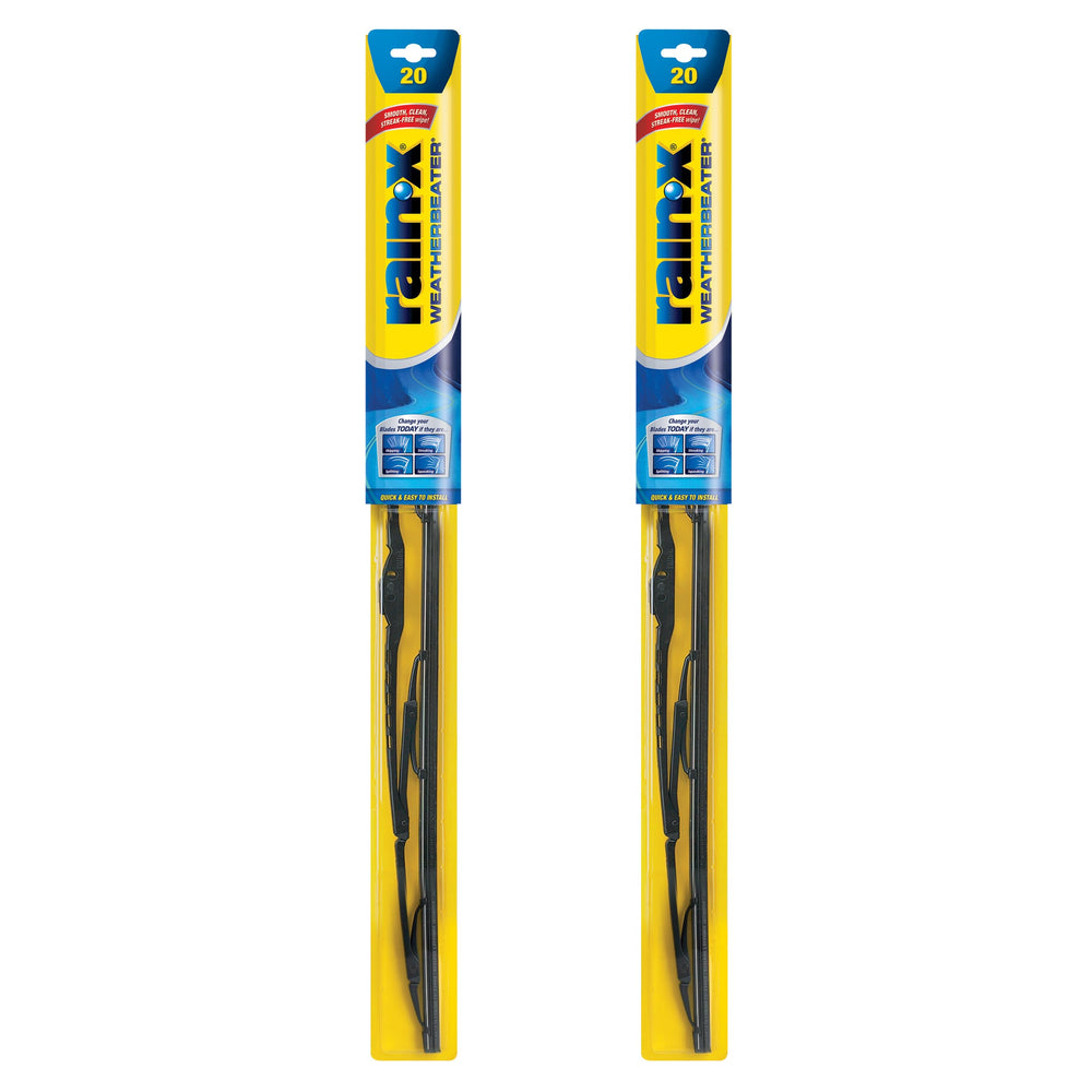 Rain-X WeatherBeater front packaging showing blade pair and benefits