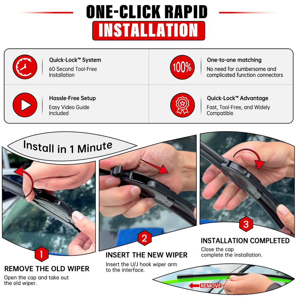 Raintok reinforced metal frame and dual springs providing even pressure across glass