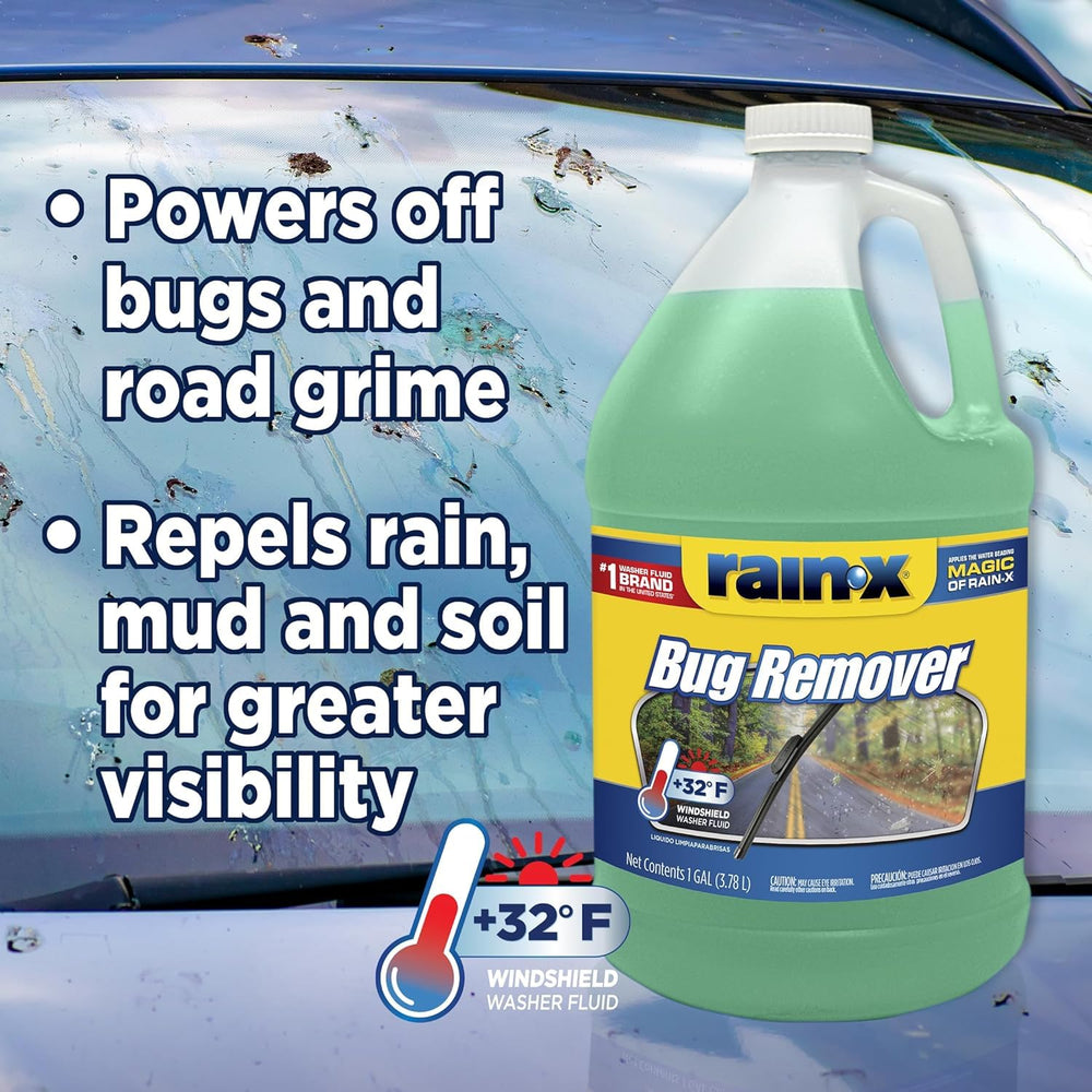 rain‑x removing bugs from painted bumper preserving clear coat finish