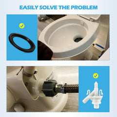 Rakiyada layout of included screws washers and clamp for complete-installation convenience
