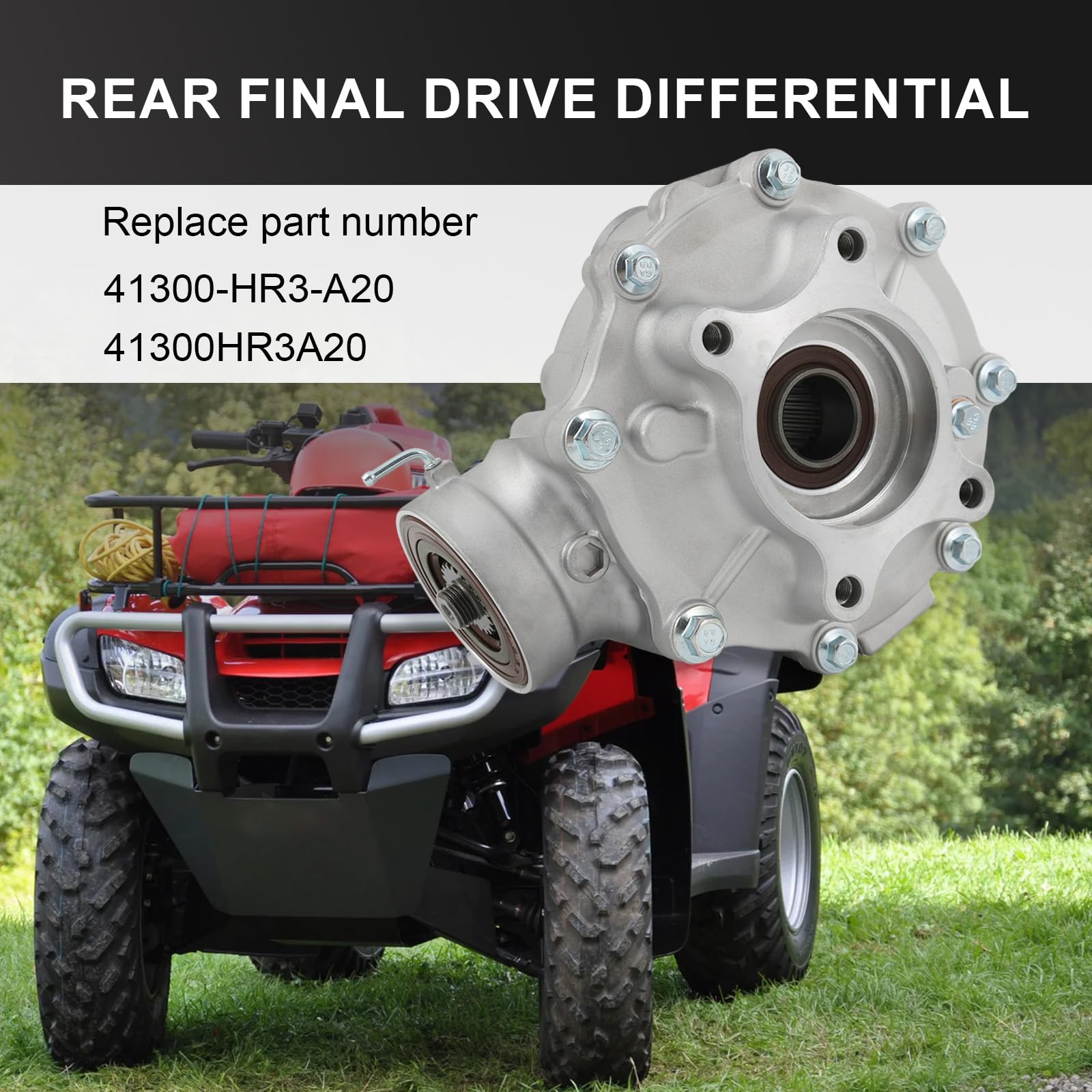 RALBDX differential seal and flange closeup showing robust seals to prevent fluid leaks