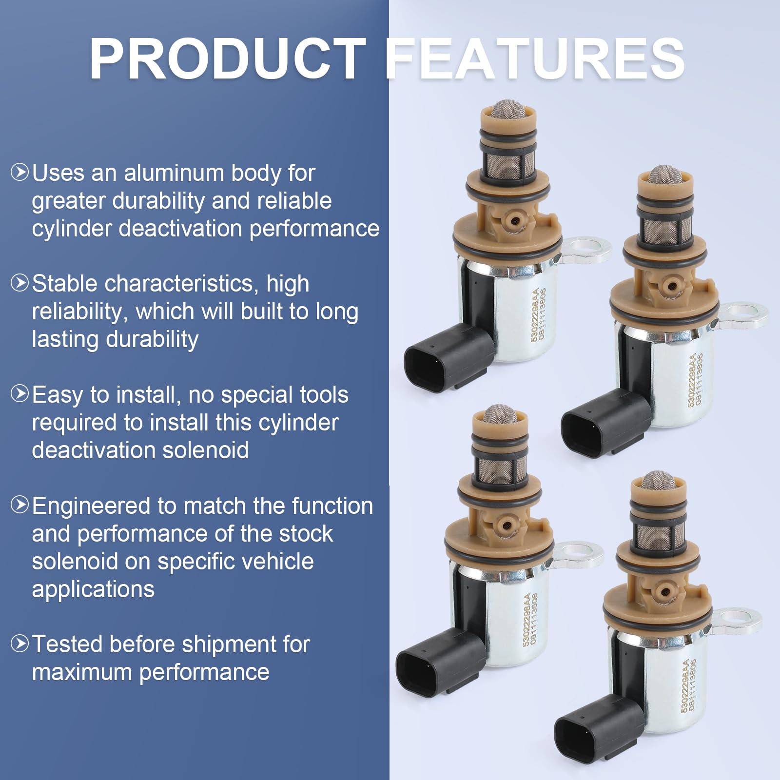 RALBDX four solenoids aligned to show matched set reliability benefit