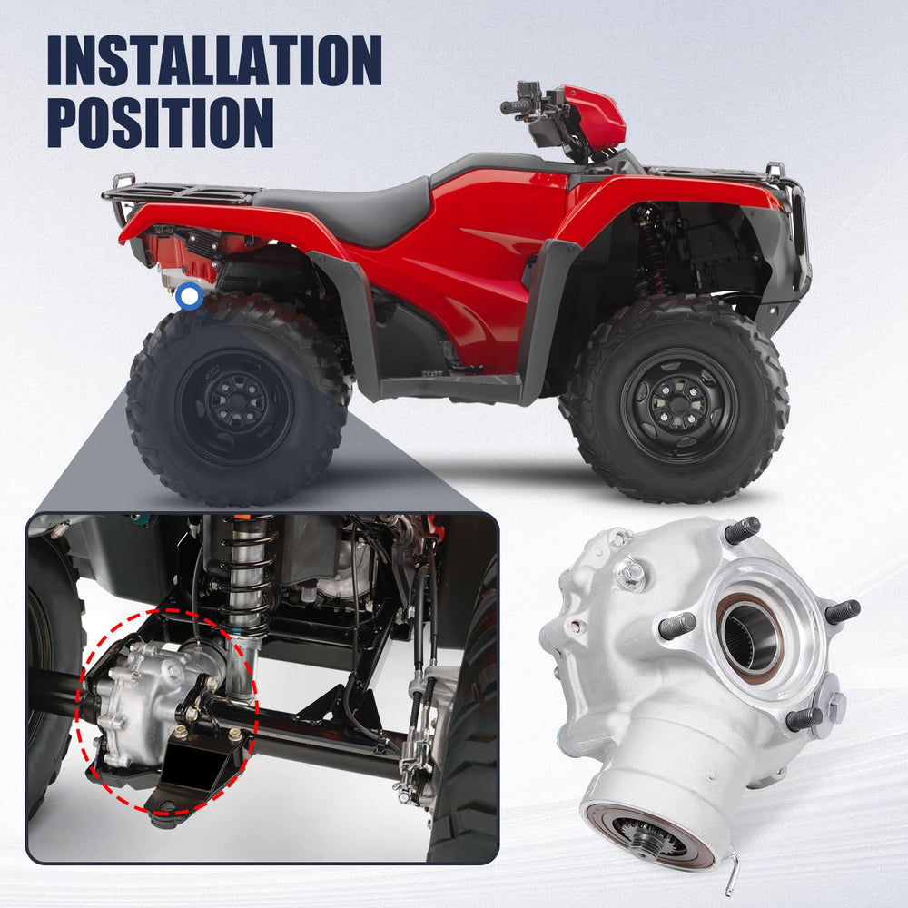 RALBDX pictured on Rancher ATV trail setup indicating restored drivetrain performance