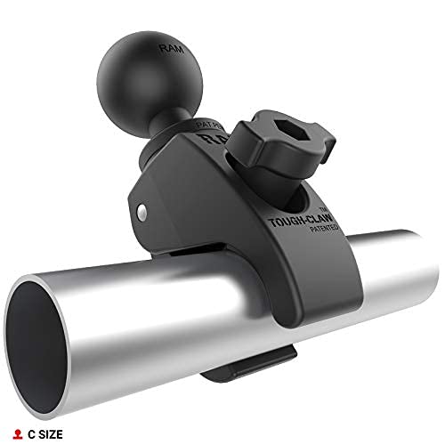RAM MOUNTS rubber pad closeup protecting rail and improving grip