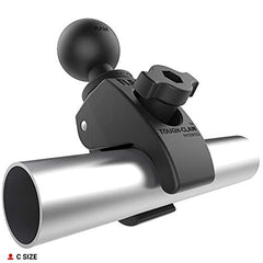RAM MOUNTS rubber pad closeup protecting rail and improving grip