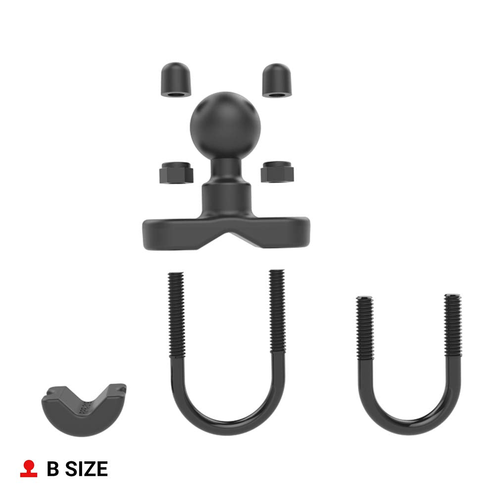 RAM MOUNTS U-bolt base closeup showing zinc coating and corrosion resistance