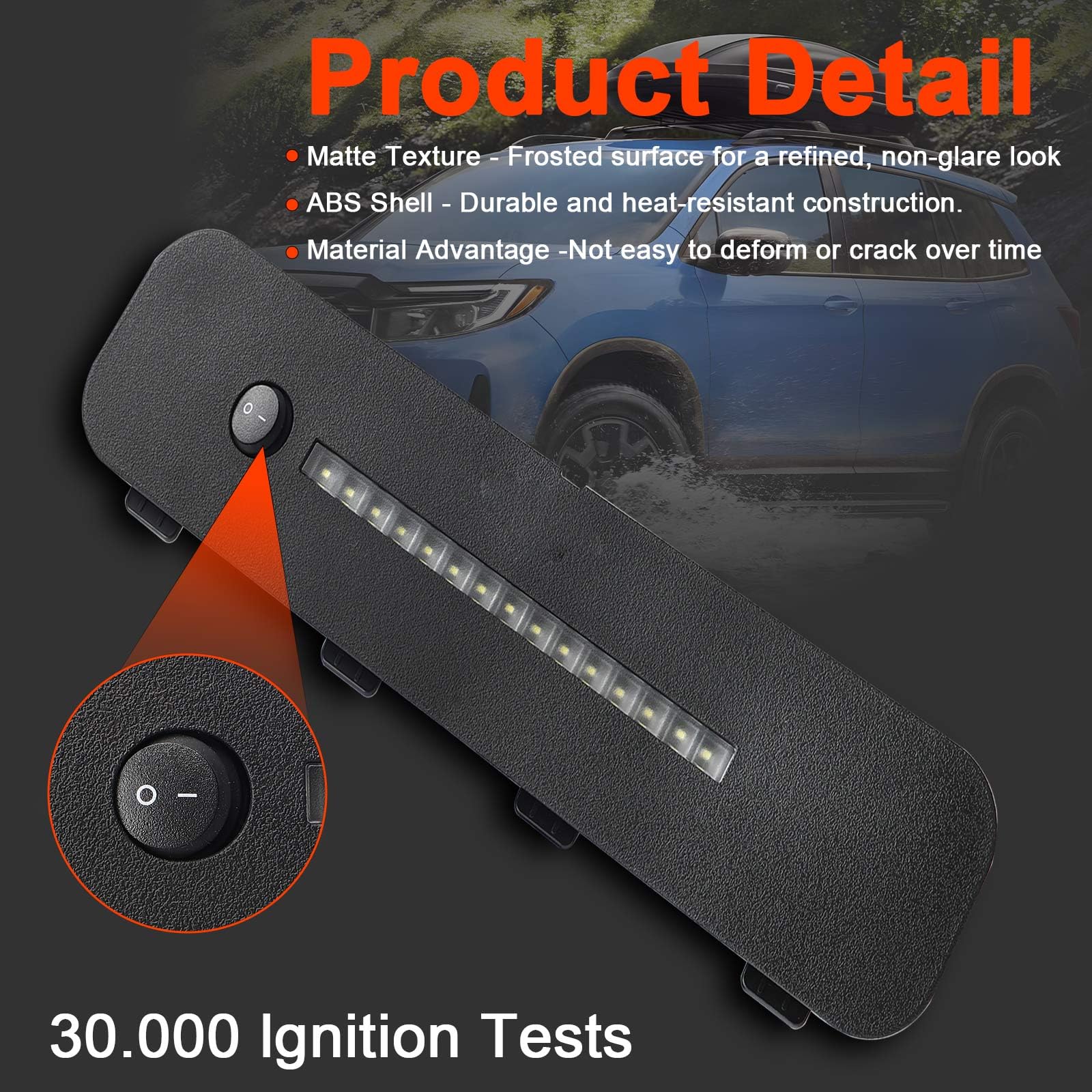 RANHAOYUYUL installed in Honda Passport tailgate restoring original illumination