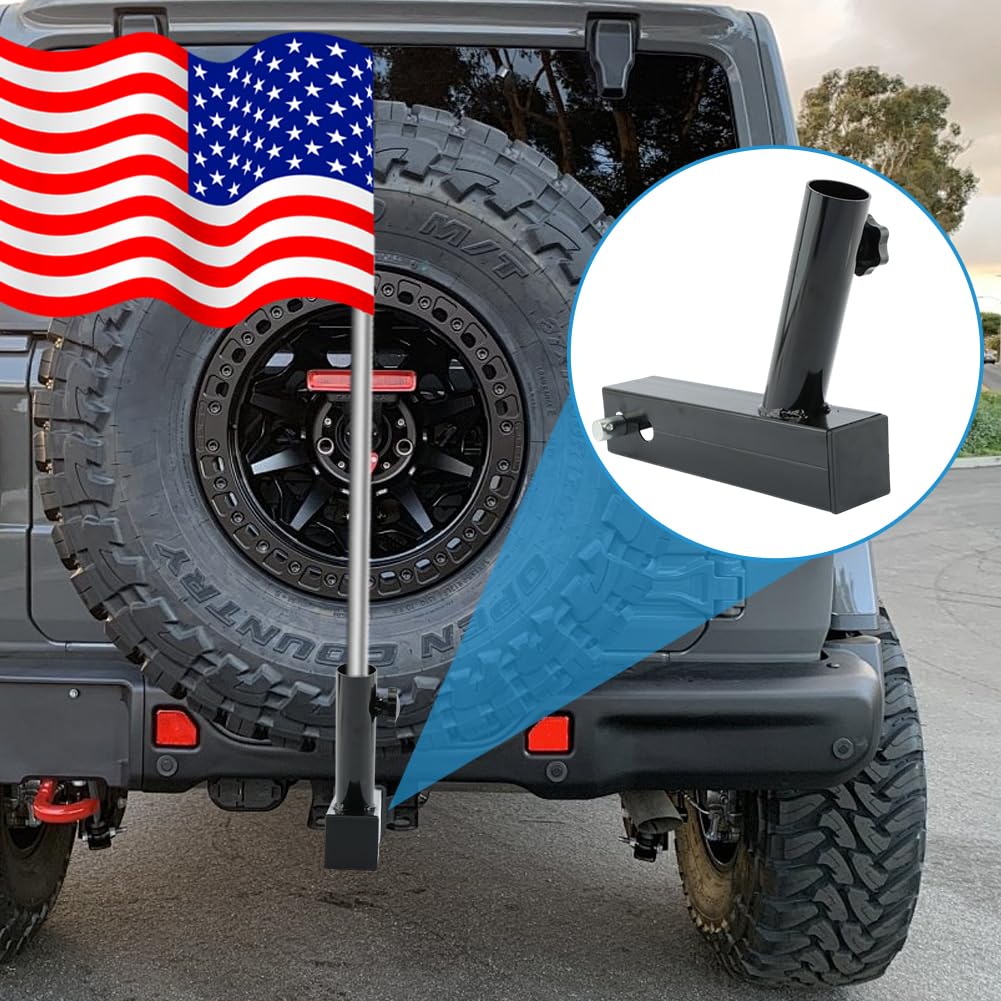 Ranjaner installed on truck rear with flag showcasing real‑world use