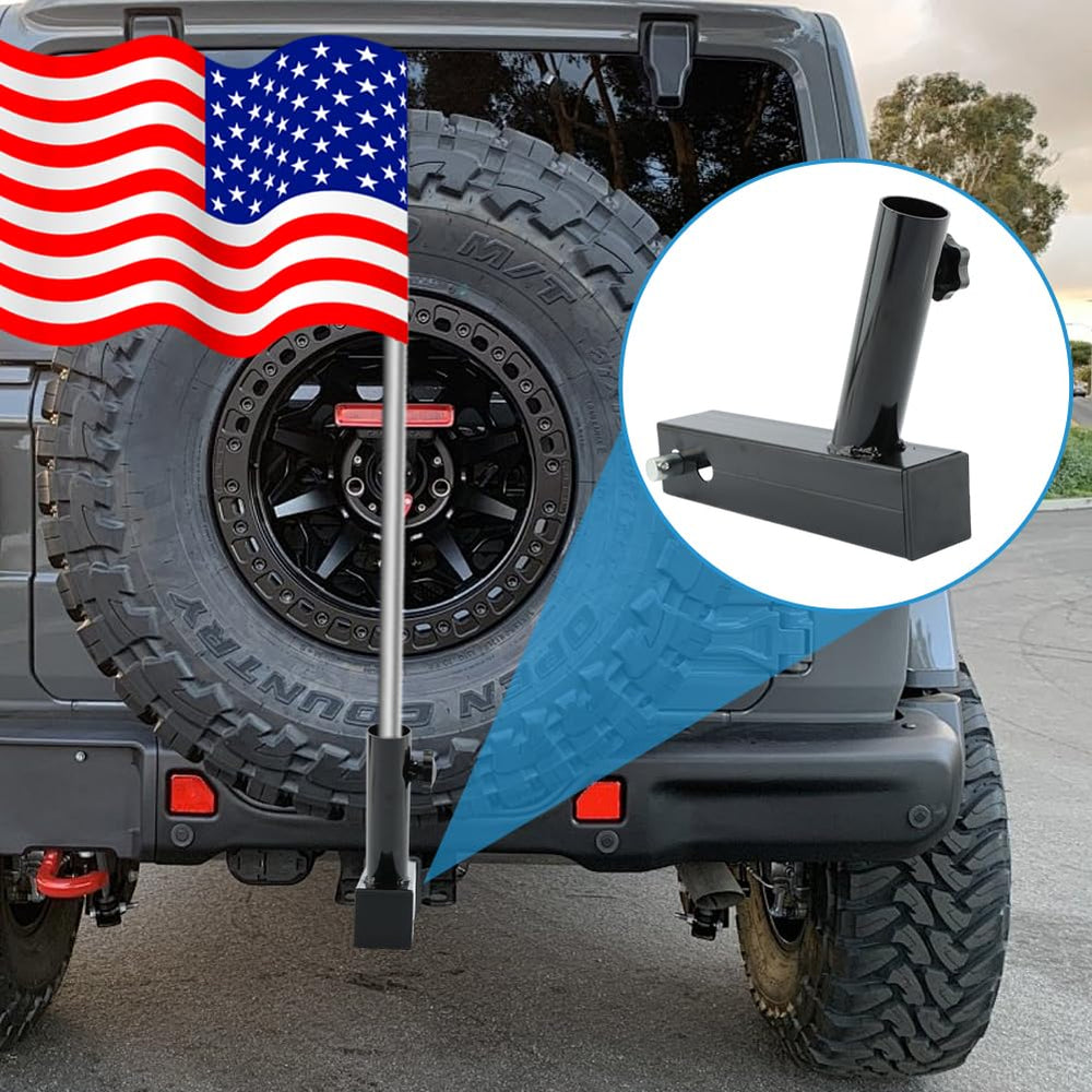 Ranjaner installed on truck rear with flag showcasing real‑world use