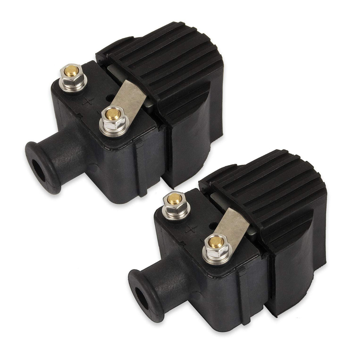RANSOTO ignition coil front view showing clean housing and fitment benefit