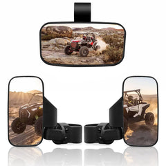 RANSOTO front view of full mirror kit showing complete set and easy mounting