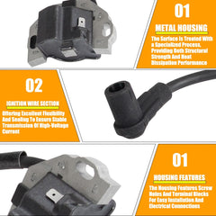 RANSOTO ignition coil label close-up showing part number for easy identification