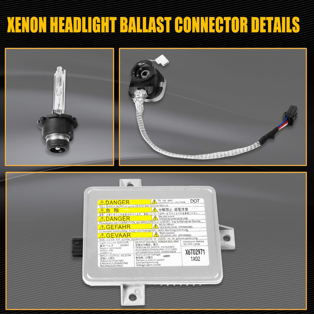 RANSOTO installed in Acura headlamp demonstrating restored HID illumination