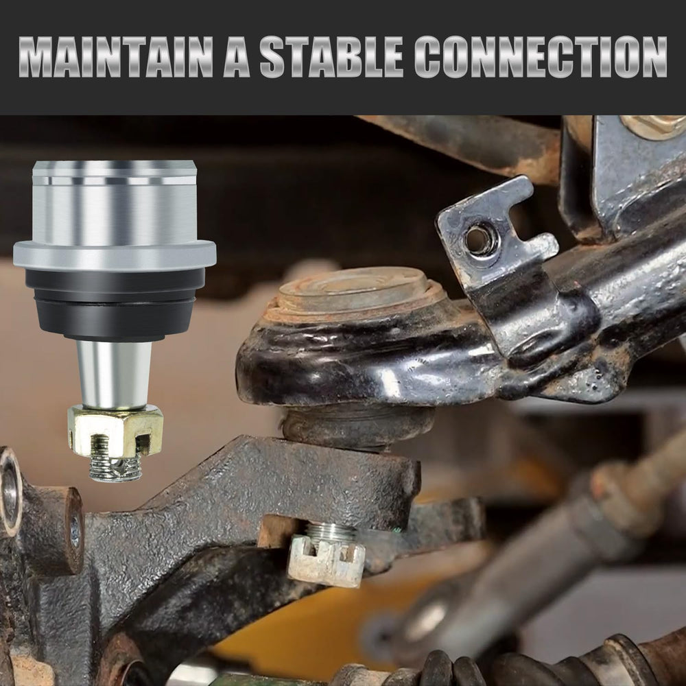 RANSOTO ball joints installed on Honda Rancher A-arm illustrating restored steering precision