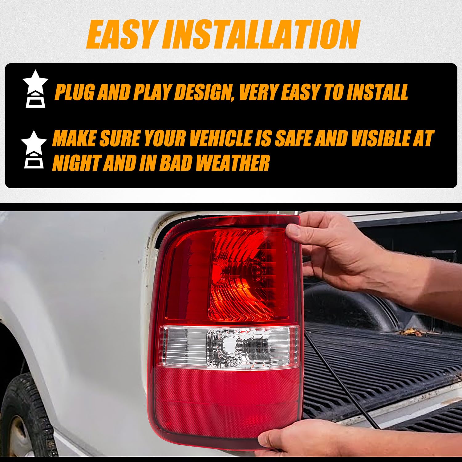 RANSOTO installed on Ford F-150 rear demonstrating restored visibility