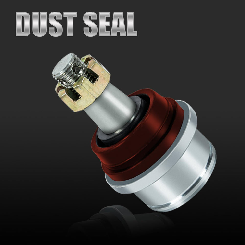 RANSOTO upper ball joint close-up showing steel finish and improved steering durability