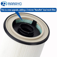 RARAYC fuel filter side view demonstrating durable construction and seal reliability