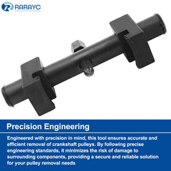 RARAYC in use on engine demonstrating safe pulley extraction and controlled torque