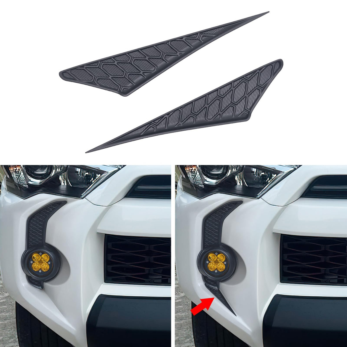 RAVOTOM front view of decals showing precise fit and instant style upgrade