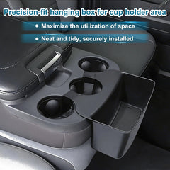 RAVOTOM side profile showing U-shaped hook securely fitting cup holder rim