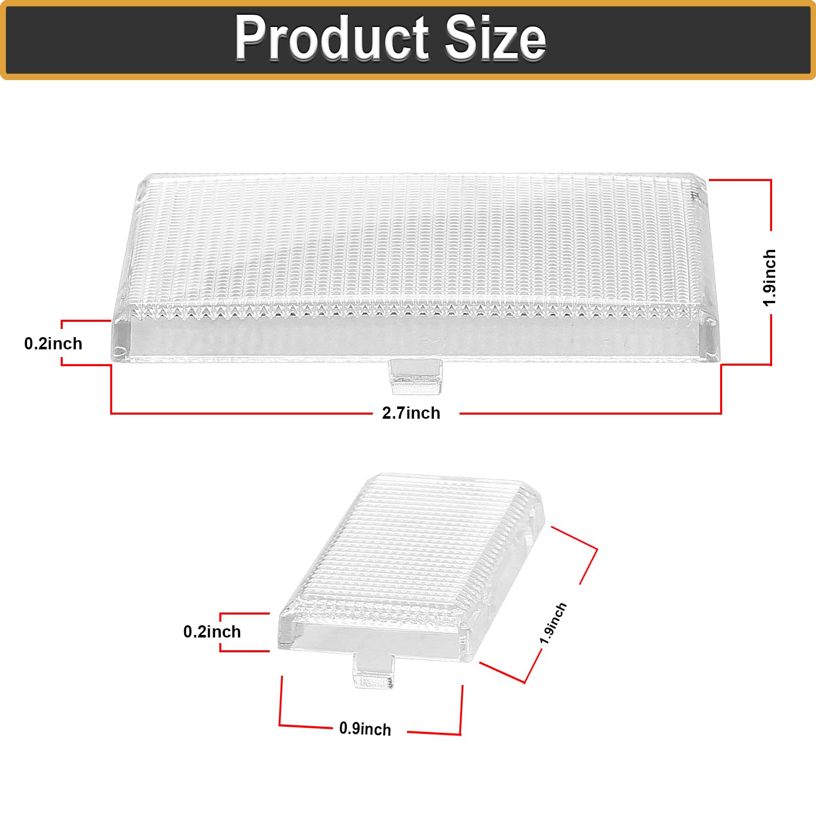 RAVSOFT lens label and PC material marking showing durable construction
