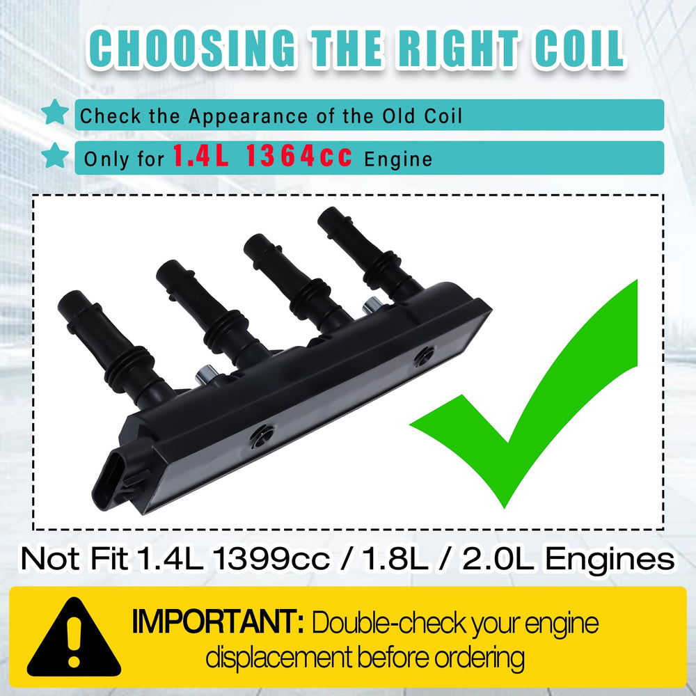 RAWOK ignition coil installed on Chevy engine delivering reliable ignition performance