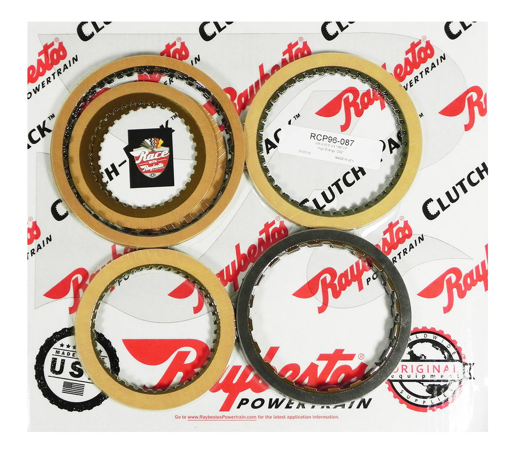 Raybestos front view of clutch pack showing complete assembly and fit benefits