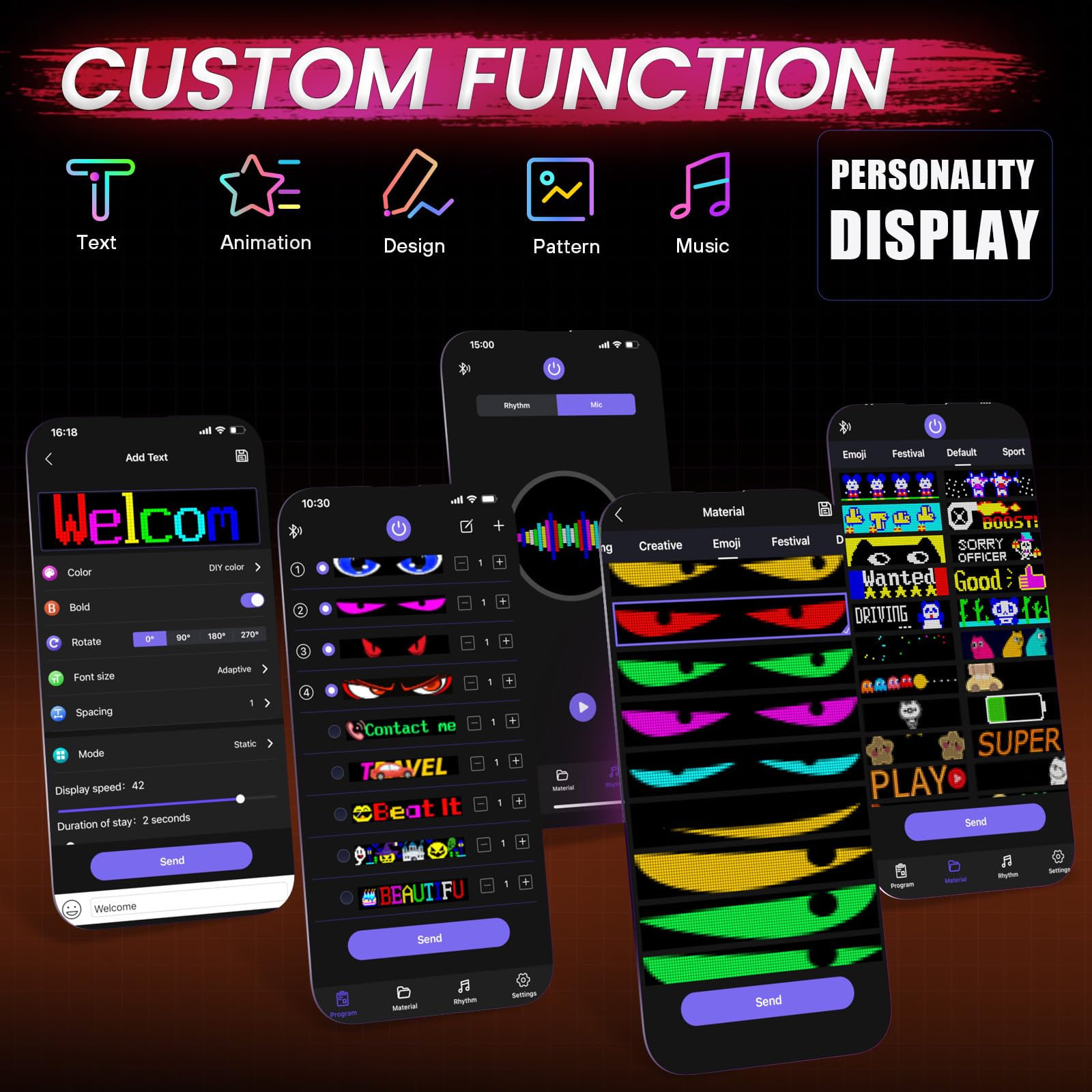 Rayhome app screenshot editing colors and patterns showing quick customization benefit
