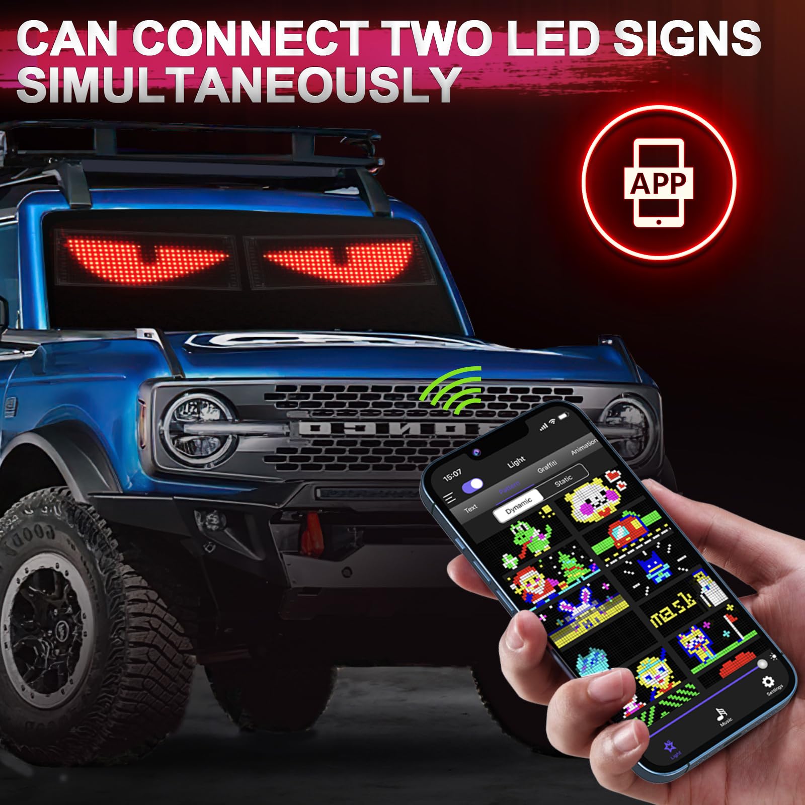 Rayhome close-up of RGB LED beads highlighting bright color fidelity and durability benefit