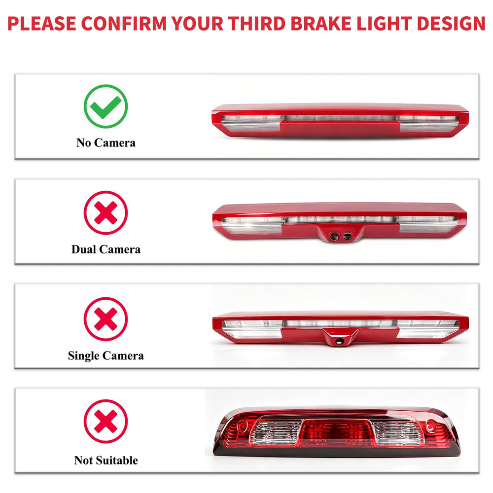 RAZPOY third brake light cover close-up showing edge fit and clean contour benefits